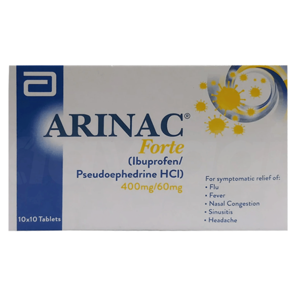 Arinac Forte 400mg/60mg forte tablet