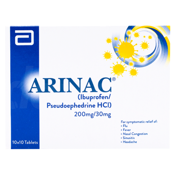 Arinac Tab 200mg/30mg tablet