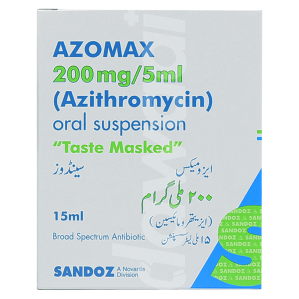 Azomax 200mg/5ml dry suspension