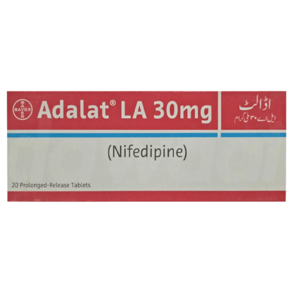 Adalat LA 30 mg tablet