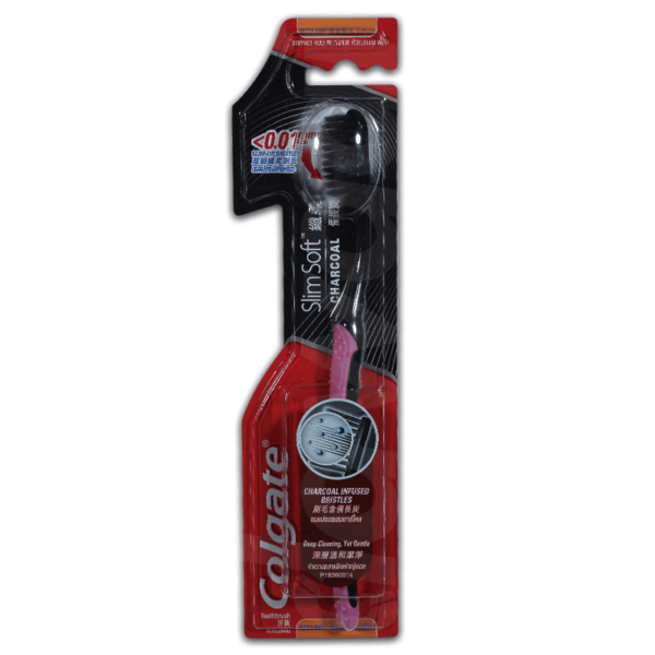 Colgate Slim Soft Charcoal Toothbrush 1 Pcs. Pack Pcs