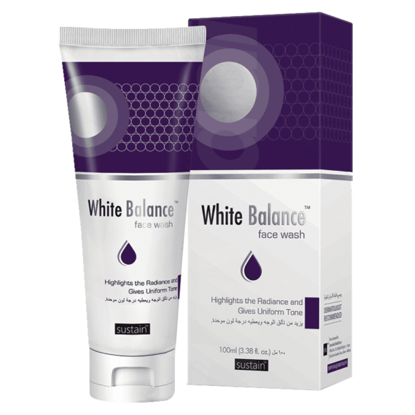 White Balance Face Wash 100 ml Pack liquid