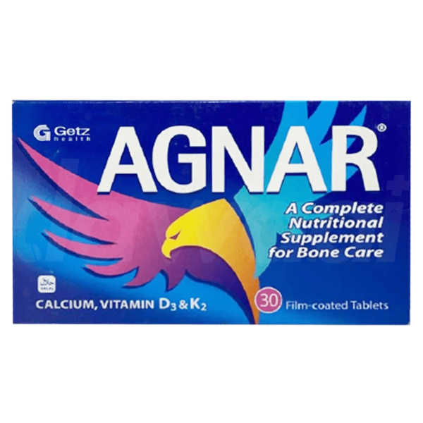 Agnar 400 IU /90 mcg /500 mg tablet