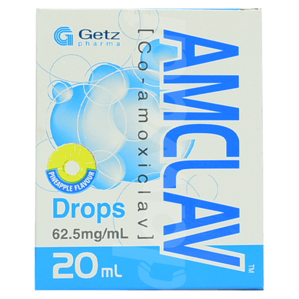 Amclav 62.5mg / ml drops