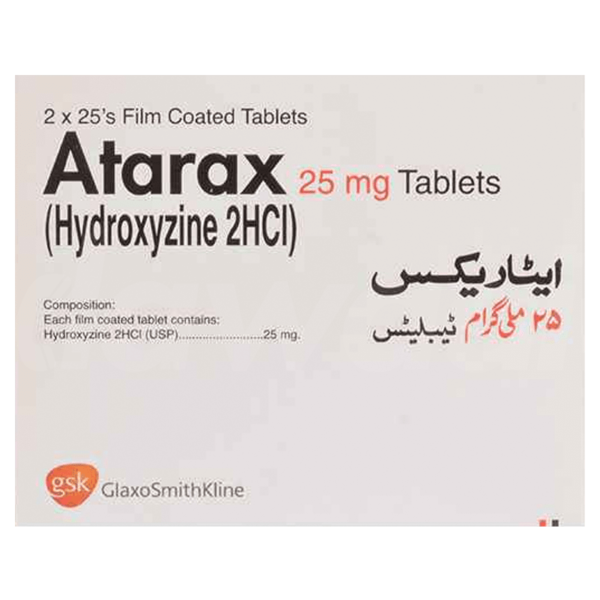 Atarax 25 mg tablet