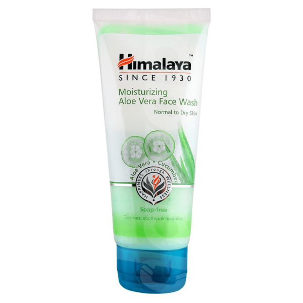 Himalaya Moisturizing Aloe Vera Face Wash 50 ml Pack liquid