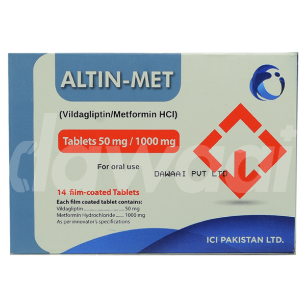 Altin-Met 1000 mg / 50 mg tablet