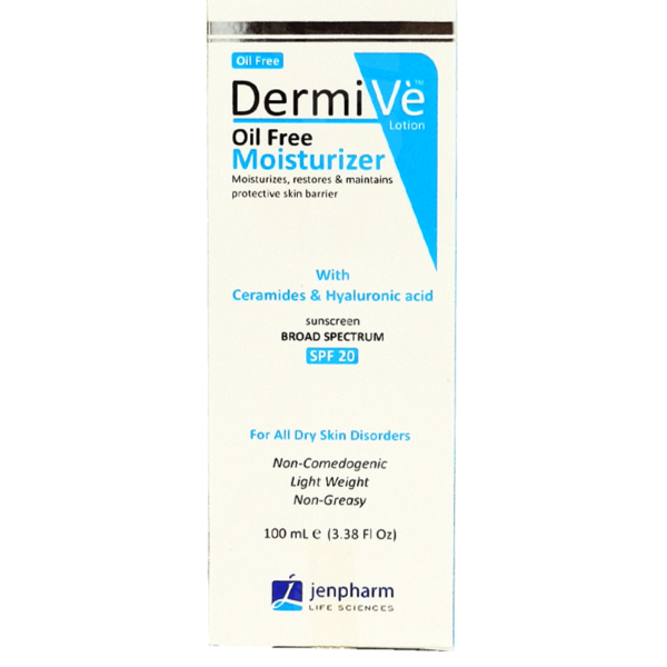 Dermive Oil Free Moisturizer 100 ml Pack lotion