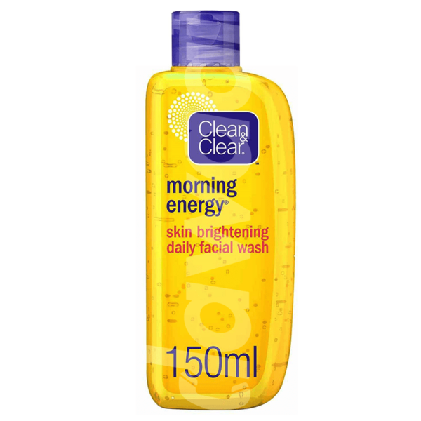 CLEAN & CLEAR Daily Facial Wash, Morning Energy, Skin Brightening 150 ml Bottle liquid