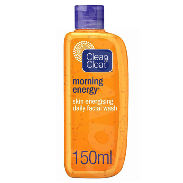 CLEAN & CLEAR Daily Facial Wash, Morning Energy, Skin Energising 150 ml Bottle liquid