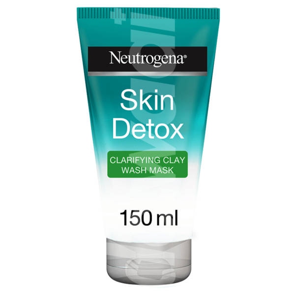 Neutrogena Skin Detox, Clarifying Clay Face Wash Mask 150 ml Pack liquid