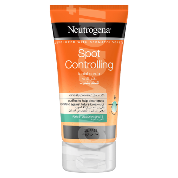 Neutrogena Spot Controlling Oil-free Facial Scrub 150 ml Pack scrub