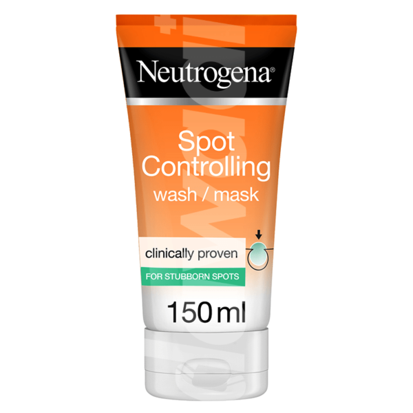 Neutrogena Spot Controlling Oil-free 2 in 1 Wash / Mask 150 ml Pack liquid