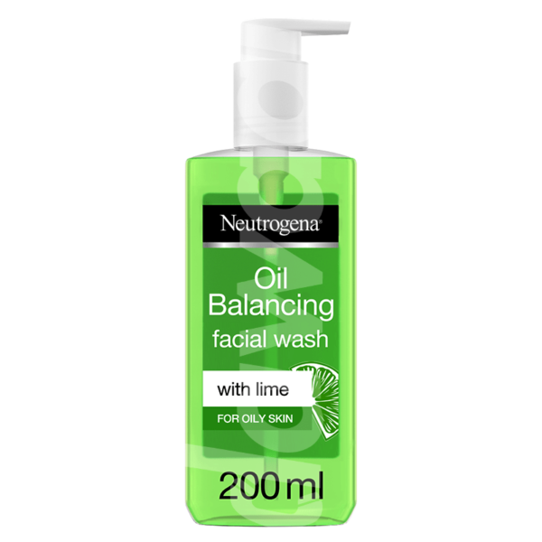 Neutrogena Lime, Oil Balancing Facial Wash 200 ml Bottle liquid