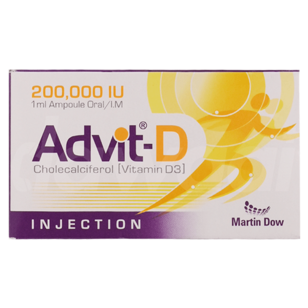 Advit-D Oral/Im Injection 200,000Iu 1Ml