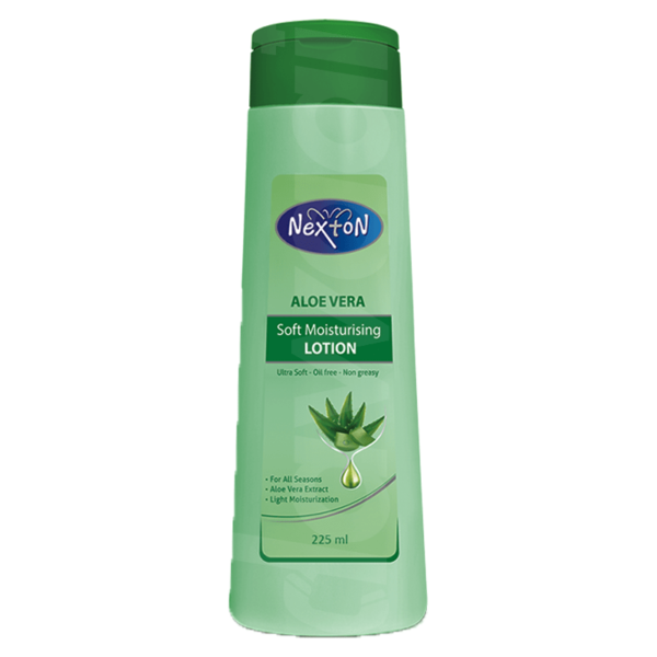 Nexton Aloe Vera Moisturizing Lotion 225 ml Bottle lotion