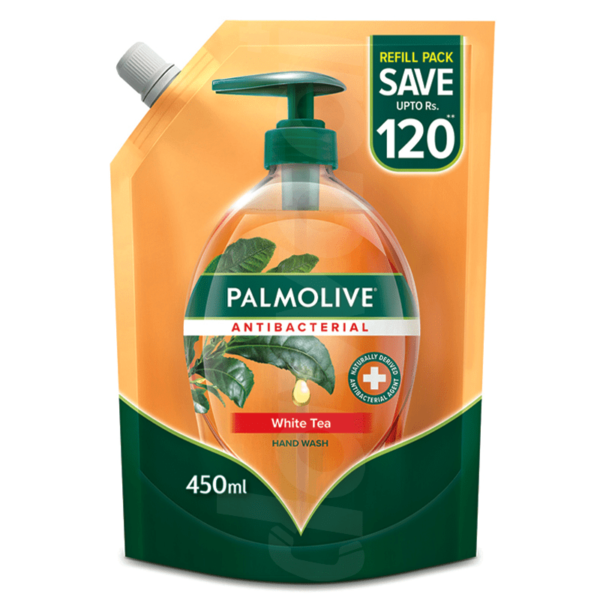 Palmolive Naturals Anti Bacterial Liquid Handwash 450 ml Refill Pouch liquid