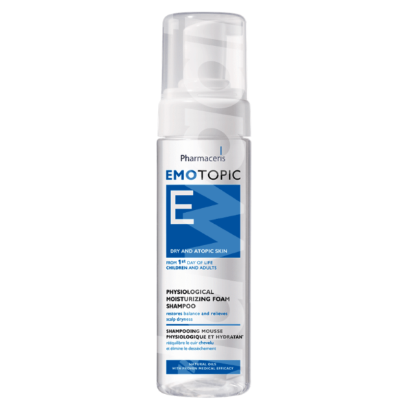 PHARMACERIS E Emotopic Physiological Foam Shampoo 200 ml Bottle foam