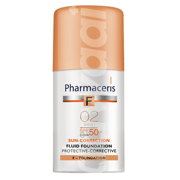 PHARMACERIS F SPF 50+ Sand 02 Fluid Foundation 30 ml Bottle liquid