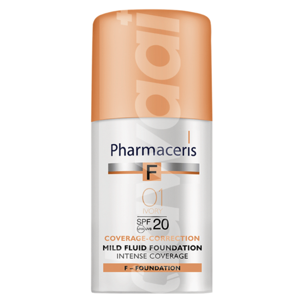 PHARMACERIS F SPF 20 Ivory 01 Fluid Foundation 30 ml Bottle liquid