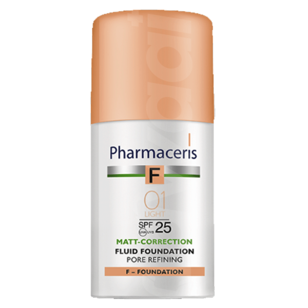 Pharmaceris F SPF 25 Light 01 Mattifying Fluid Foundation 30 ml Pack liquid