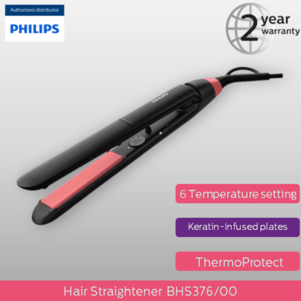 Philips StraightCare Essential ThermoProtect Straightener BHS376/00 device