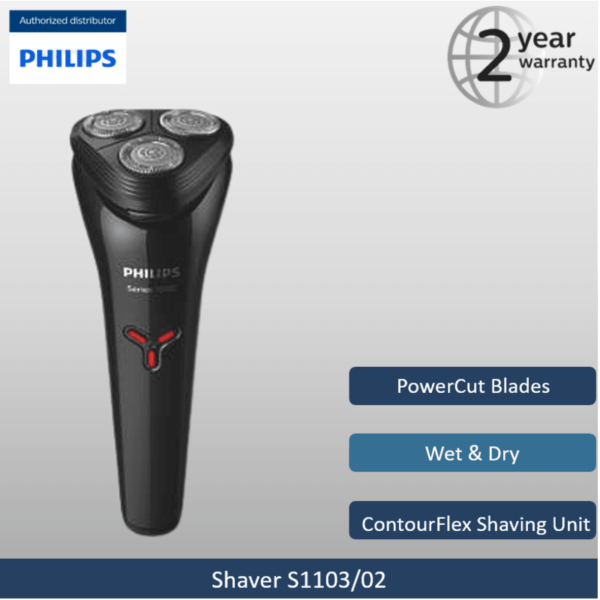 Philips Electric Shaver Series 1000 S1103/02 device