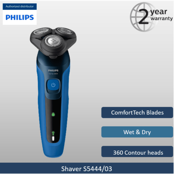 Philips Wet and Dry Electric Shaver Series 5000 S5444/03 device