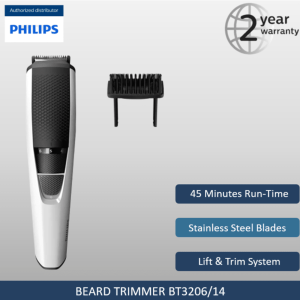 Philips Beard Trimmer Series 3000 BT3206/14 device