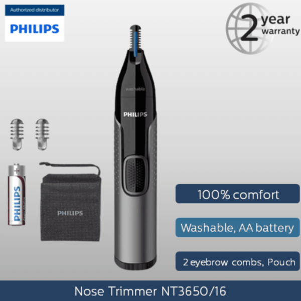 Philips Nose, Ear & Eyebrow Trimmer Series 3000 NT3650/16 device