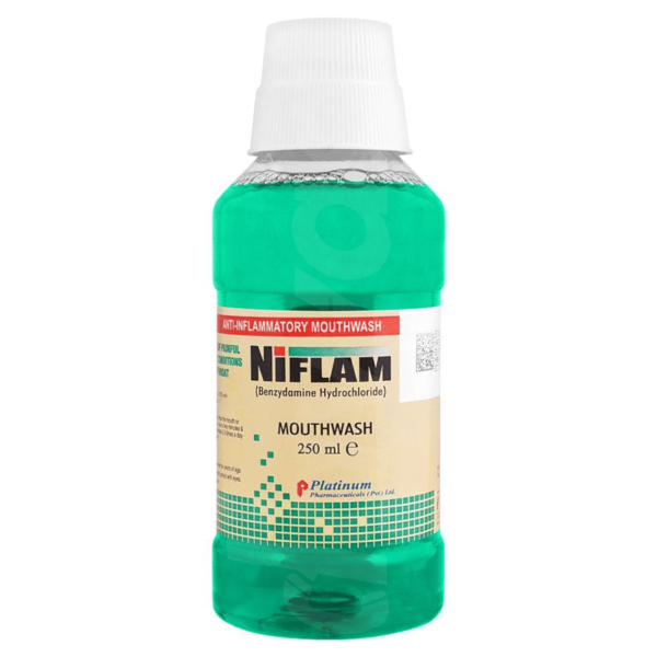 Niflam Mouthwash 250 ml Bottle liquid