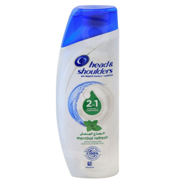 Head & Shoulder Menthol Refresh Shampoo (2 in 1) 360 ml Bottle shampoo