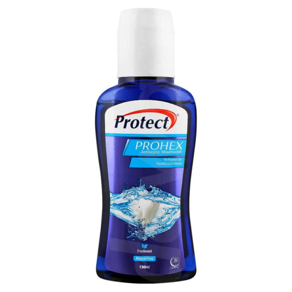 Protect Prohex - Freshmint Antiseptic Mouthwash 130 ml Bottle liquid