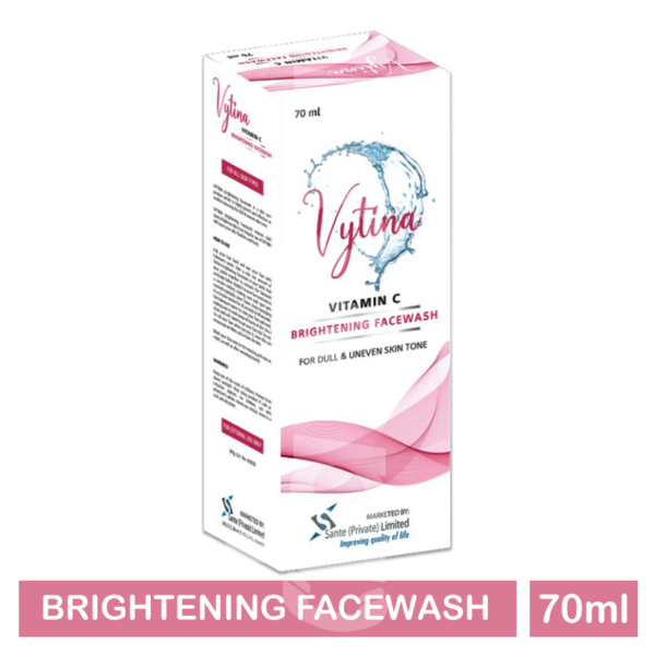 Vytina Brightening Face Wash 70 ml Pack face wash