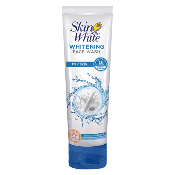 Skin White Dry Skin (Blue) Whitening Face Wash 60 ml Pack liquid