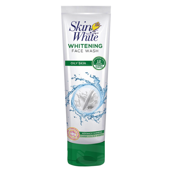 Skin White Oily Skin (Green) Whitening Face Wash 60 ml Pack liquid