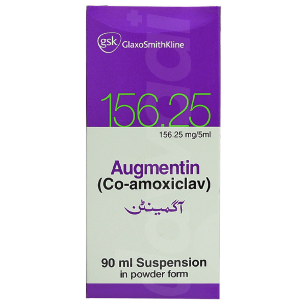 Augentin 90Ml Suspension 156.25Mg/5Ml