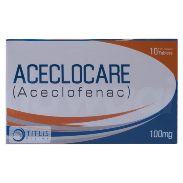 Aceclocare 100 mg tablet