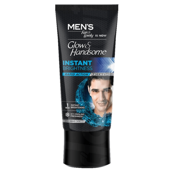 Glow & Handsome Instant Brightness Men's Face Wash 50 gm Pack liquid