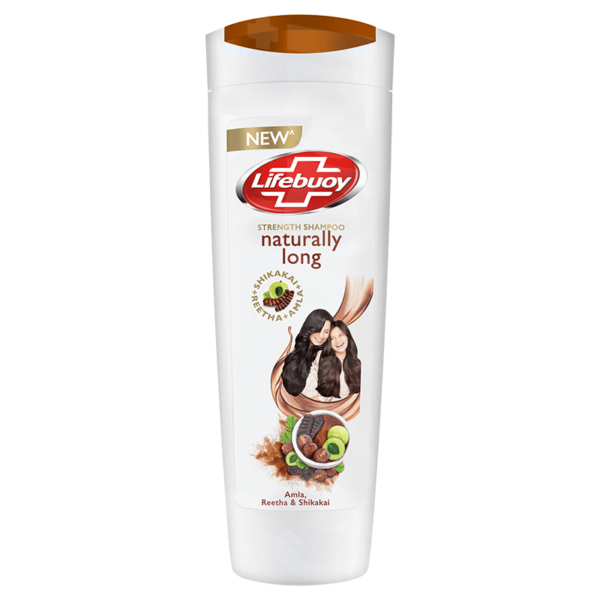 Lifebuoy Naturally Long Shampoo 370 ml Bottle liquid