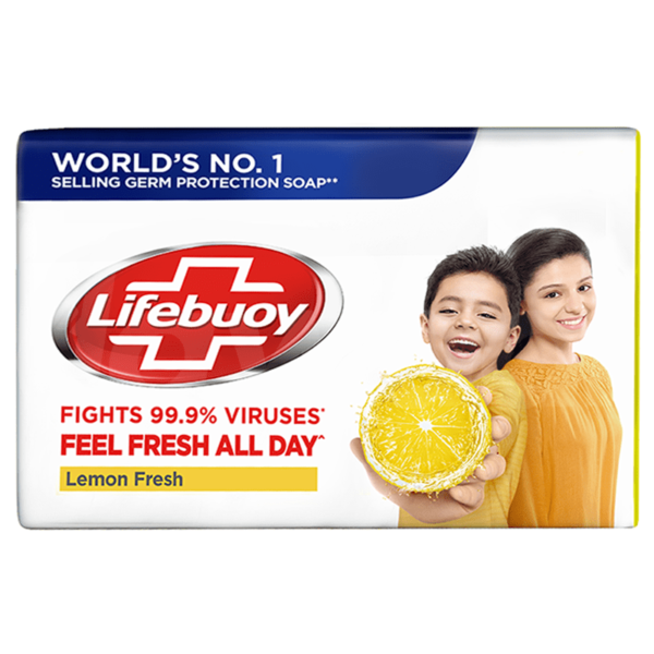 Lifebuoy Lemon Fresh Bar Soap 98 gm Pack soap