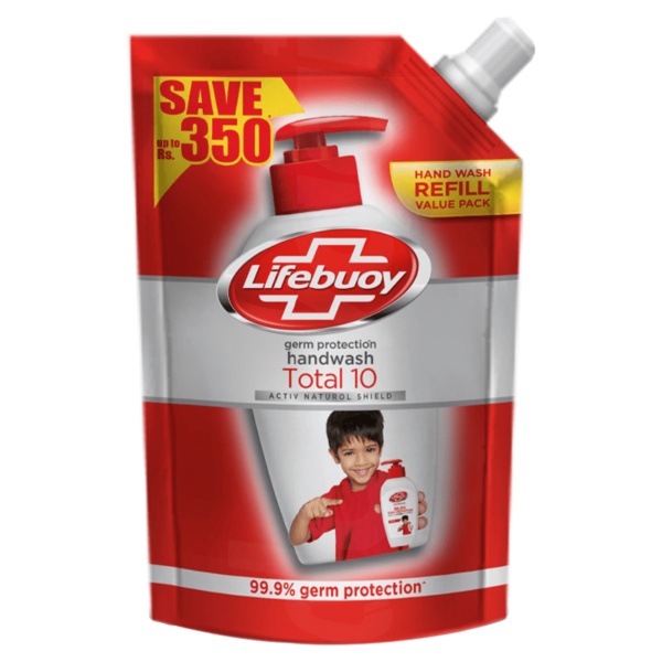 Lifebuoy Total 10 Hand Wash 1000 ml Refill Pouch liquid