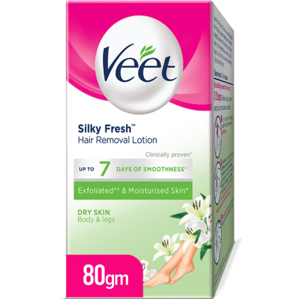 Veet Silky Fresh Sensitive Skin Lotion 80 gm Pack lotion