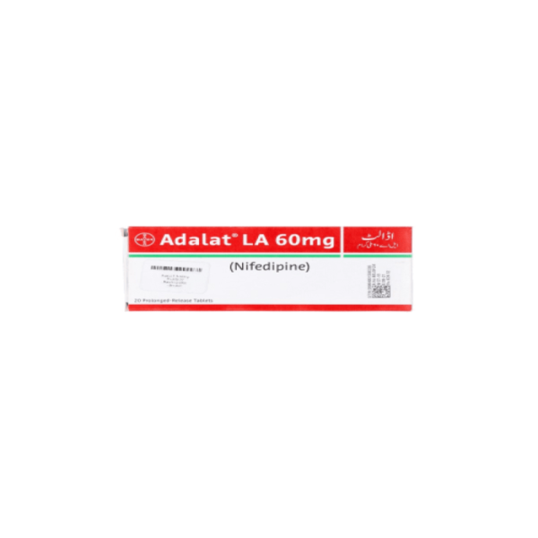 Adalat La 60 Tablets 60Mg