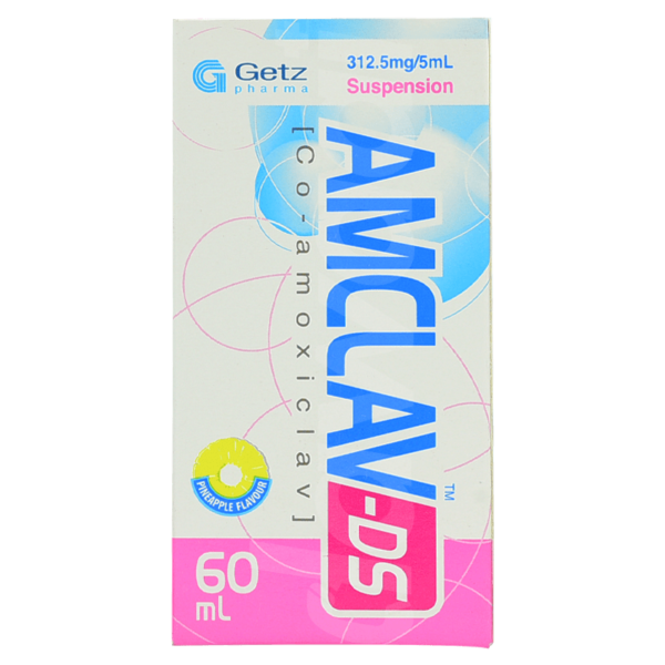 Amclav Ds 60Ml Suspension 312.5Mg/5Ml