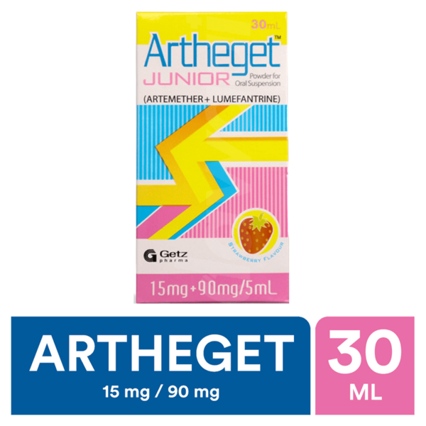 Artheget Junior 30Ml Suspension 15/90Mg