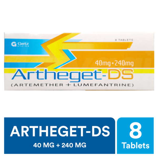 Artheget Ds Tablets 40/240Mg