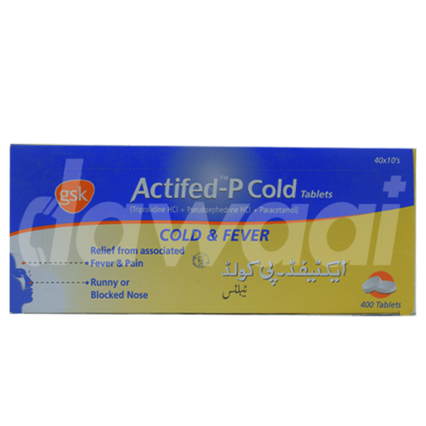 Actifed-P Cold Tablets