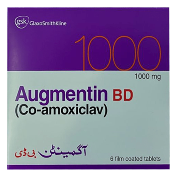 Augmentin Bd Tablets 1000Mg