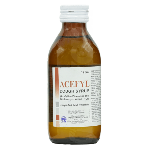 Acefyl Cough Syrup 125Ml